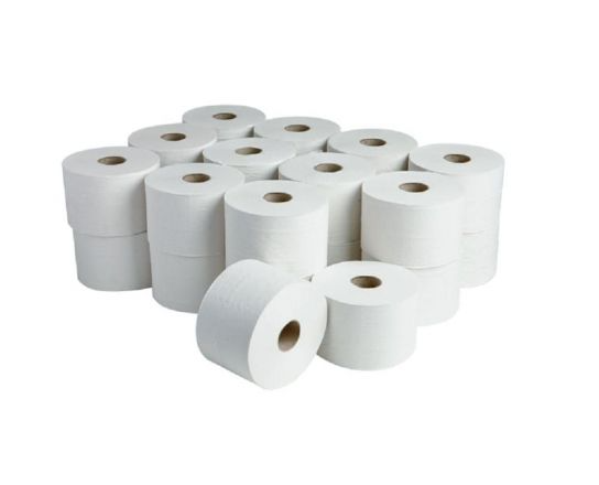 Premium Micro Mini Toilet Roll 2ply White (Case Of 24 - View #8