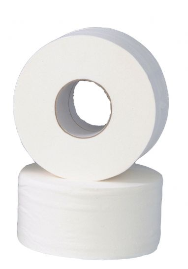 MIDI JUMBO TOILET ROLLS 2-PLY 6 X 250 MTR 60MM CORE