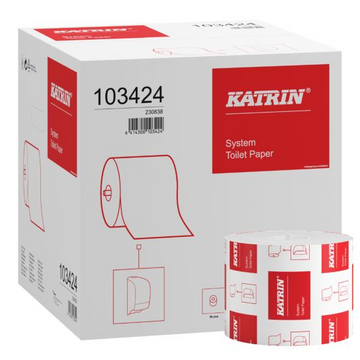 103424 KATRIN SYSTEM 800 ECO 2-PLY TOILET ROLLS X 36