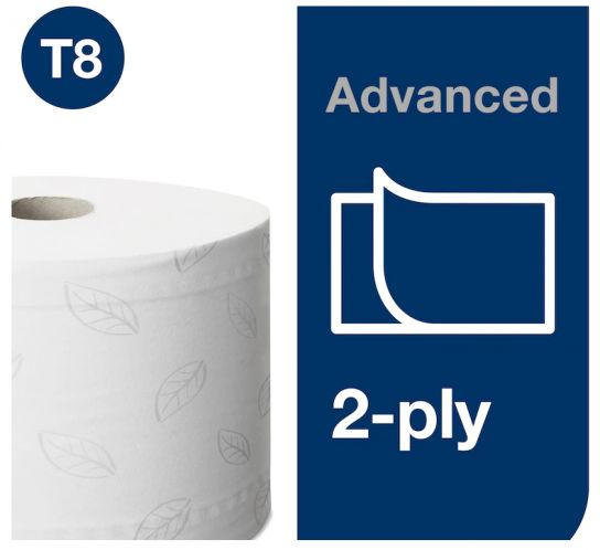 472242 TORK T8 SMART ONE TOILET ROLLS 6 X 200 MTRS