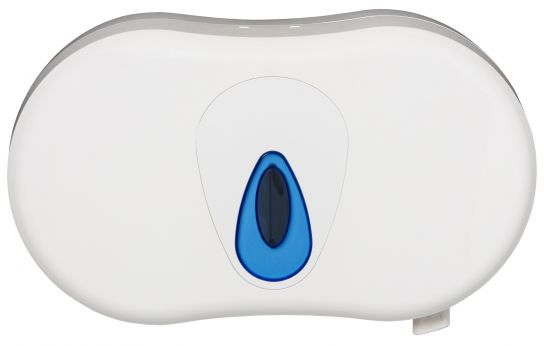 MODULAR MICRO MINI TWIN TOILET ROLL DISPENSER