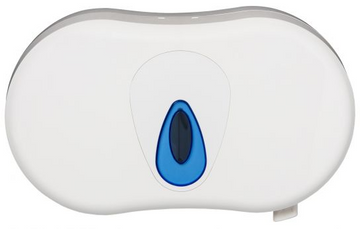 MODULAR MICRO MINI TWIN TOILET ROLL DISPENSER